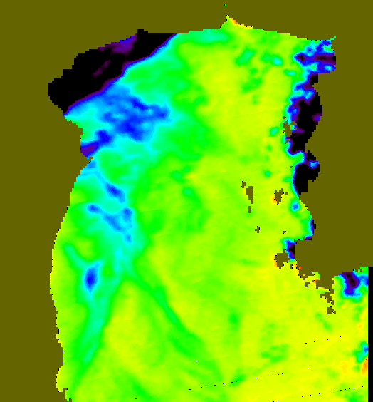 MODIS Aqua 2006/2/17 SST