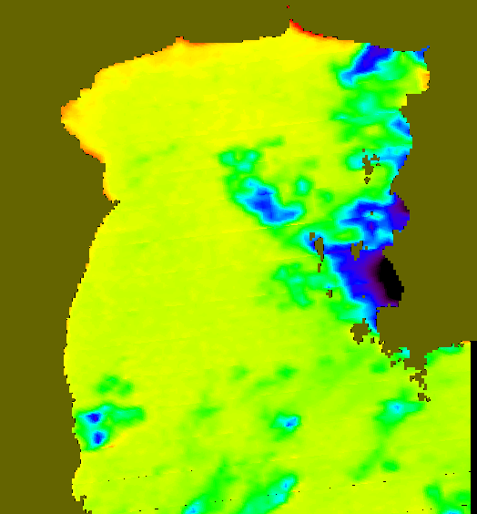 MODIS Aqua 2006/2/18 SST