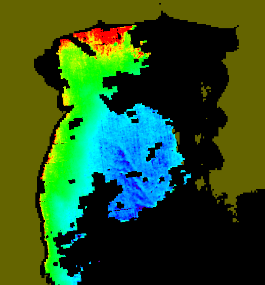 MODIS Aqua 2006/2/20 CHL