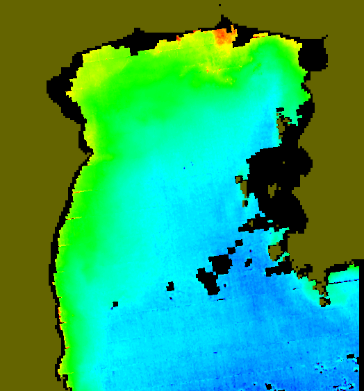 MODIS Aqua 2006/2/22 CHL