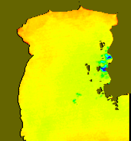 MODIS Aqua 2006/2/22 SST