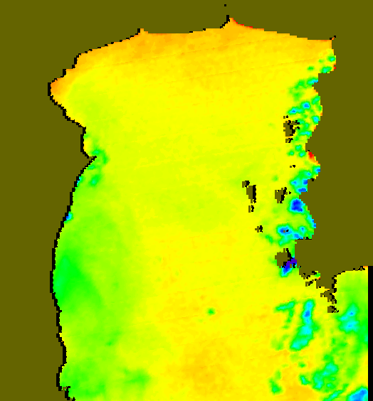 MODIS Aqua 2006/2/24 SST