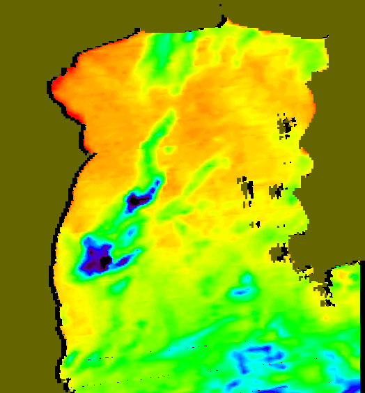 MODIS Aqua 2006/3/22 SST