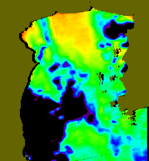 MODIS Aqua 2006/3/23 SST