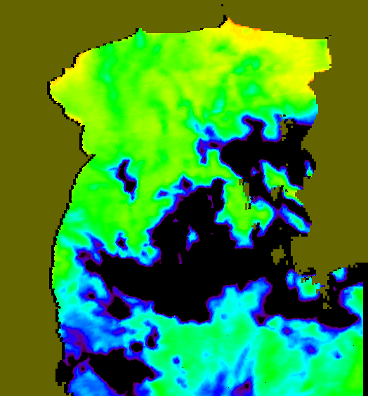 MODIS Aqua 2006/3/24 SST