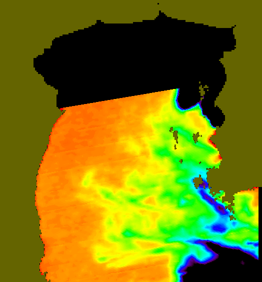 MODIS Aqua 2006/3/30 SST