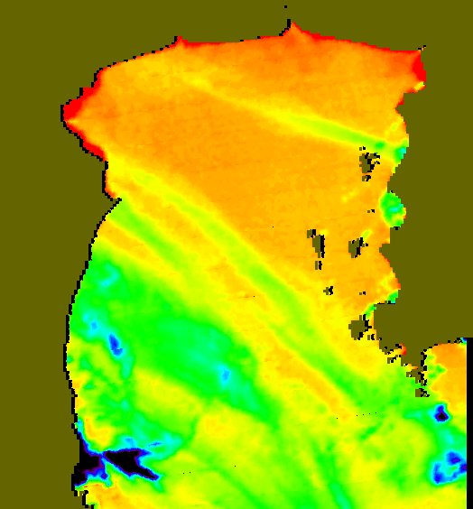 MODIS Aqua 2006/4/2 SST