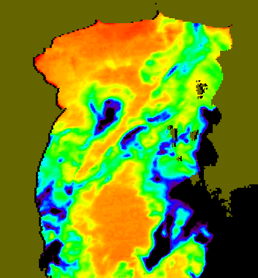 MODIS Aqua 2006/4/9 SST