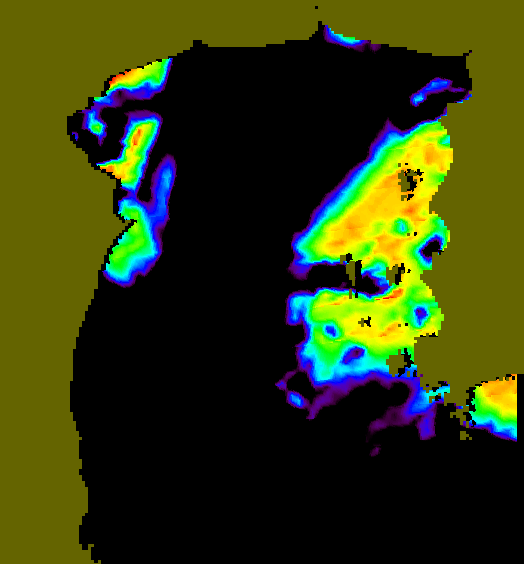 MODIS Aqua 2006/4/16 SST