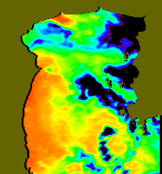 MODIS Aqua 2006/4/22 SST