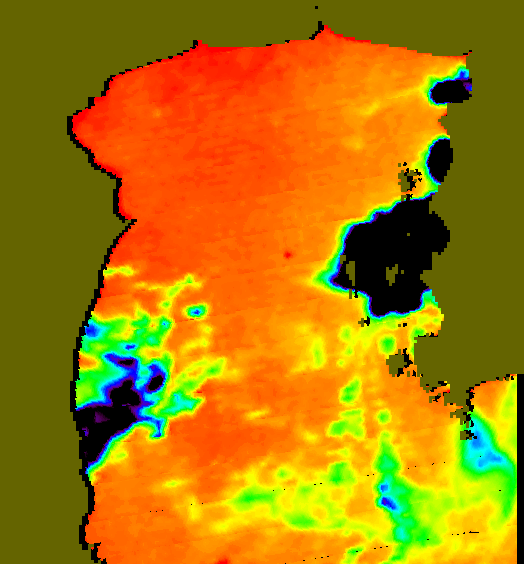 MODIS Aqua 2006/5/8 SST