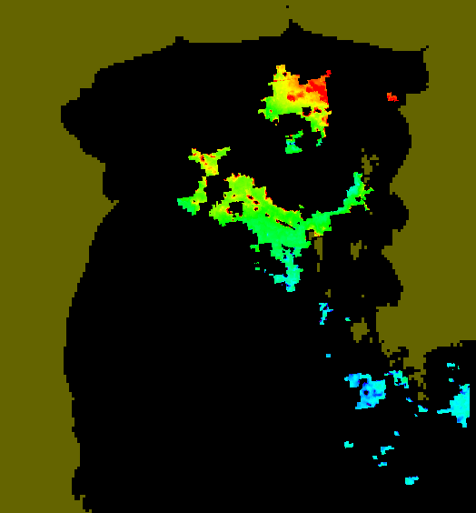 MODIS Aqua 2006/7/14 CHL