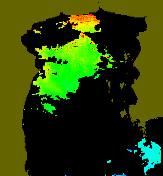 MODIS Aqua 2006/7/23 CHL