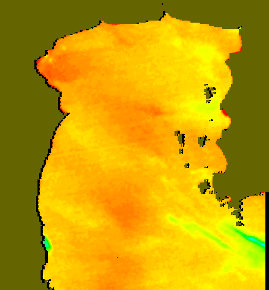 MODIS Aqua 2006/9/4 SST