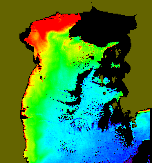 MODIS Aqua 2006/9/9 CHL