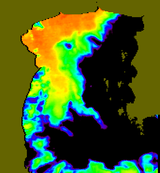 MODIS Aqua 2006/9/16 SST