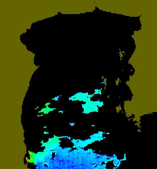 MODIS Aqua 2006/10/2 CHL