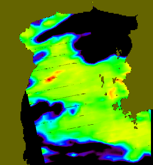 MODIS Aqua 2006/10/3 SST