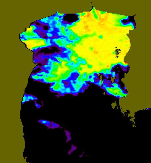 MODIS Aqua 2006/10/4 SST