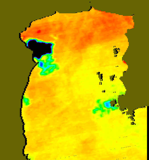 MODIS Aqua 2006/10/15 SST