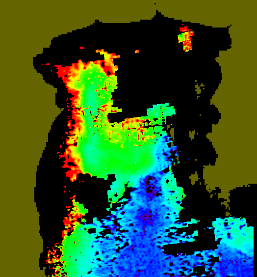 MODIS Aqua 2006/10/16 CHL