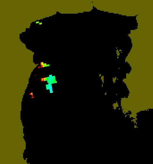 MODIS Aqua 2006/10/17 CHL