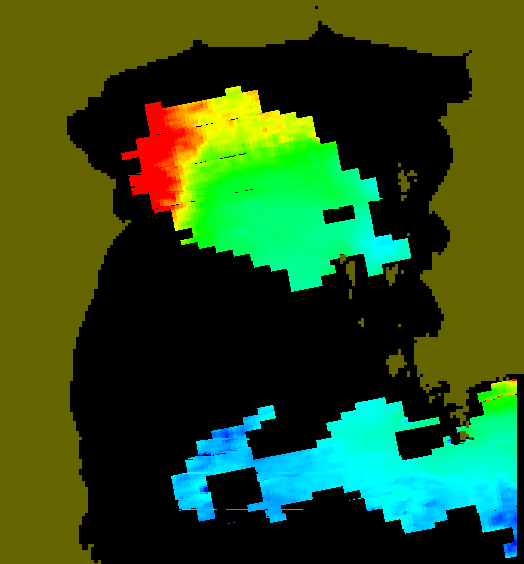 MODIS Aqua 2006/10/19 CHL