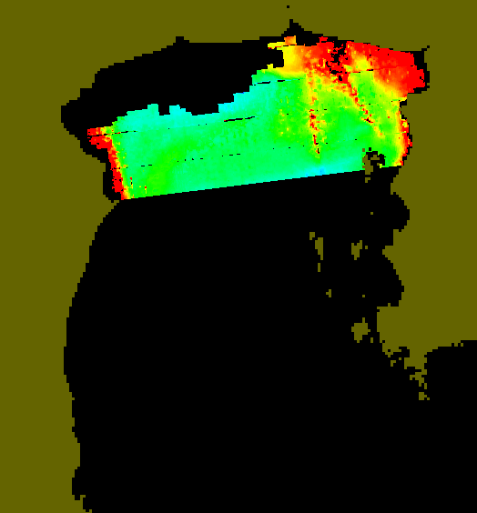 MODIS Aqua 2006/10/25 CHL