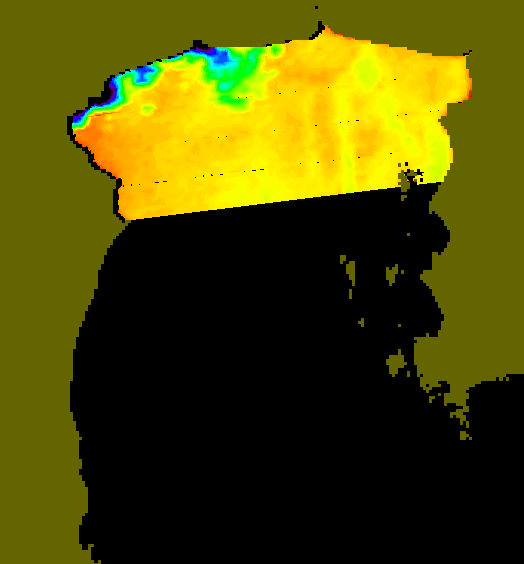 MODIS Aqua 2006/10/25 SST