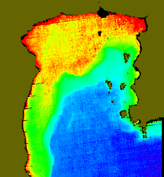 MODIS Aqua 2006/11/5 CHL