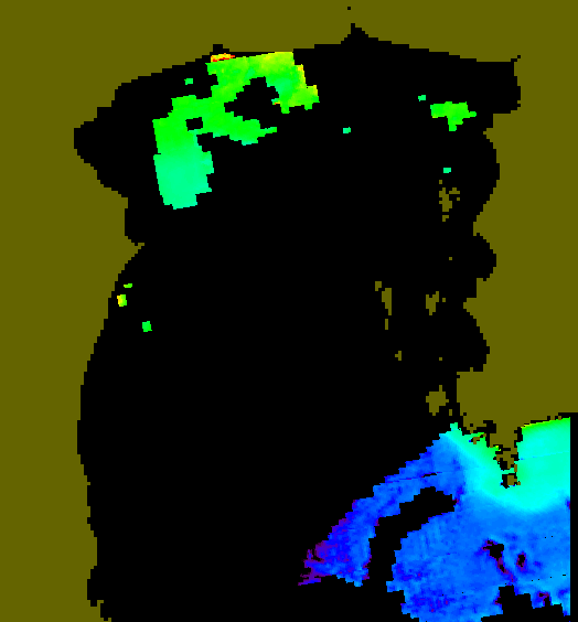 MODIS Aqua 2006/11/9 CHL