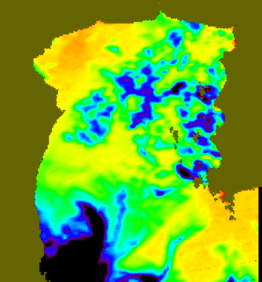 MODIS Aqua 2006/11/9 SST