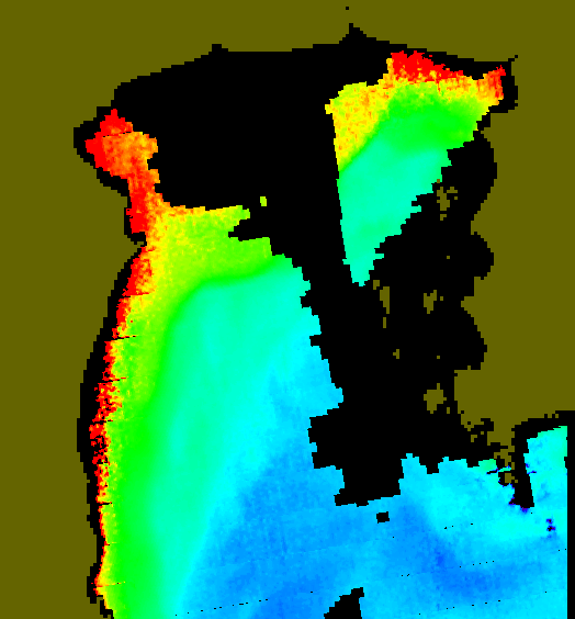 MODIS Aqua 2006/11/16 CHL