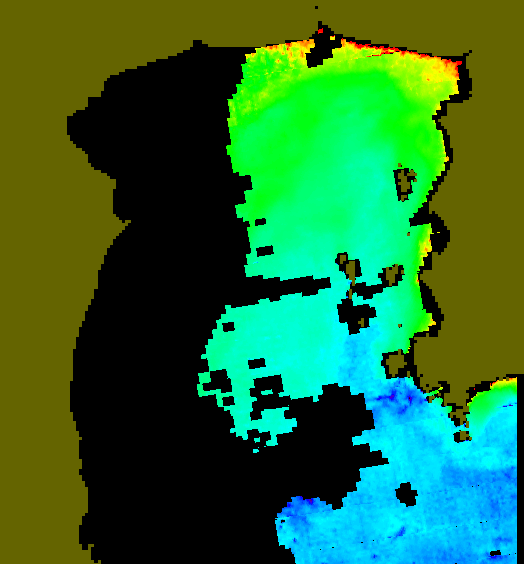 MODIS Aqua 2006/12/18 CHL