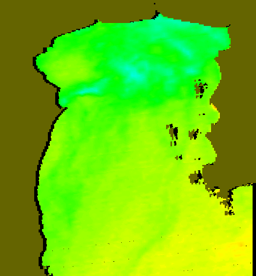 MODIS Aqua 2006/12/19 SST