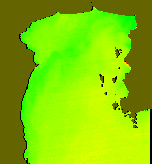 MODIS Aqua 2006/12/23 SST