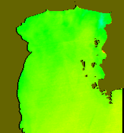 MODIS Aqua 2006/12/25 SST