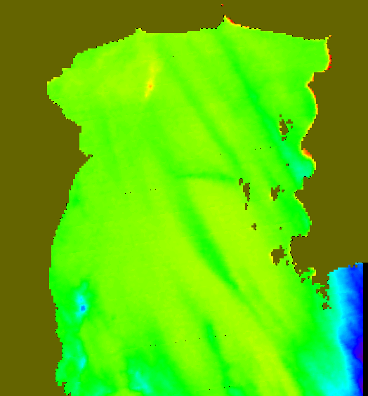 MODIS Aqua 2006/12/30 SST