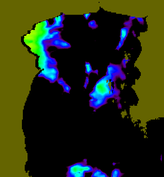 MODIS Aqua 2007/1/5 SST