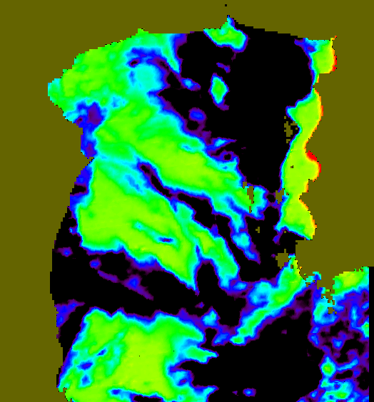 MODIS Aqua 2007/1/6 SST