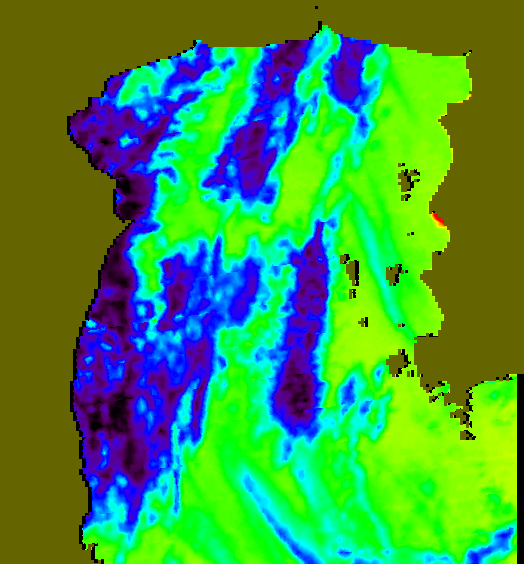 MODIS Aqua 2007/1/8 SST