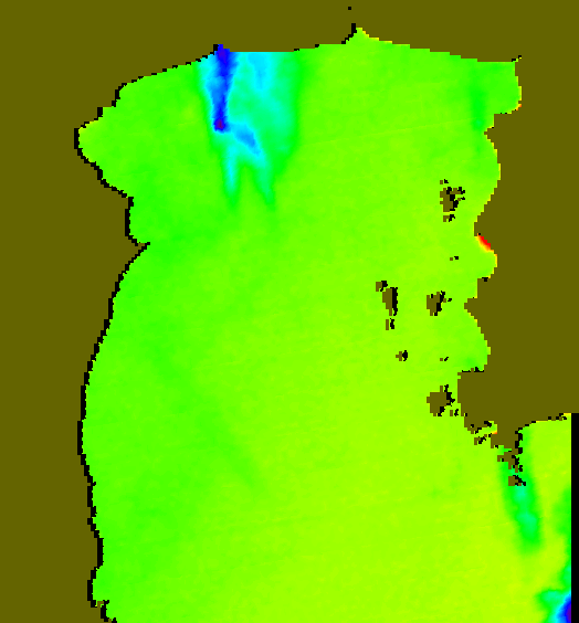 MODIS Aqua 2007/1/10 SST