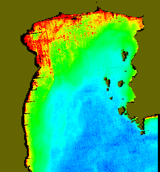 MODIS Aqua 2007/1/15 CHL