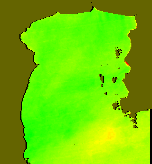 MODIS Aqua 2007/1/15 SST