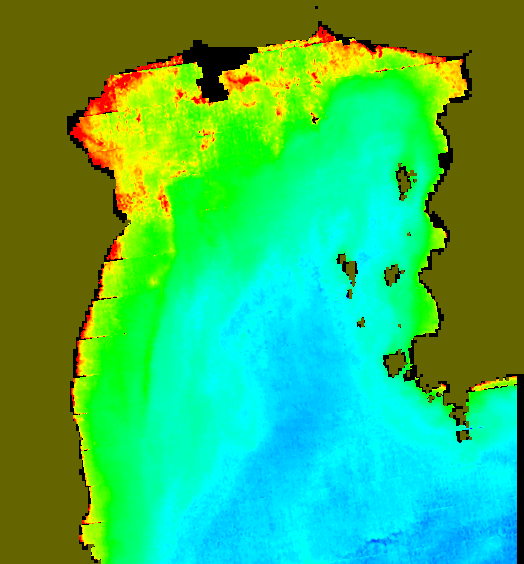 MODIS Aqua 2007/1/17 CHL