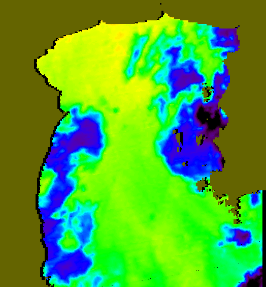 MODIS Aqua 2007/1/19 SST