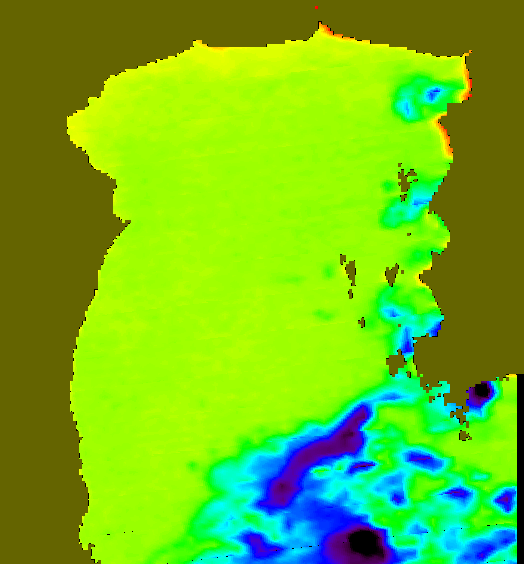 MODIS Aqua 2007/1/20 SST