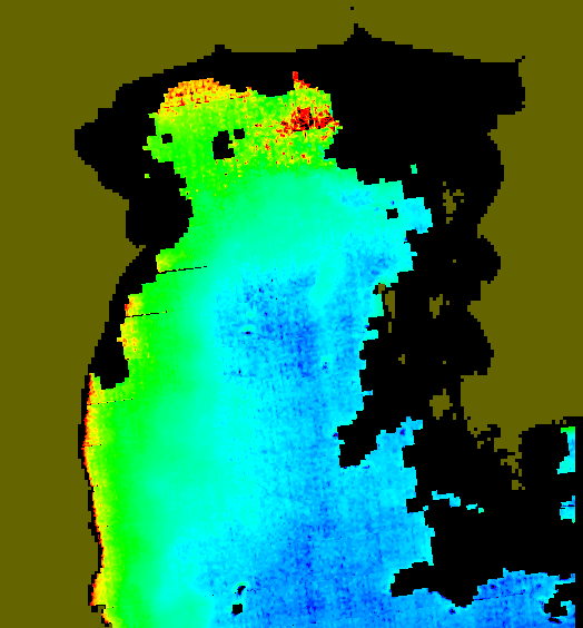 MODIS Aqua 2007/1/22 CHL