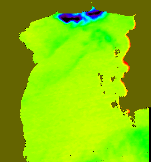 MODIS Aqua 2007/1/28 SST