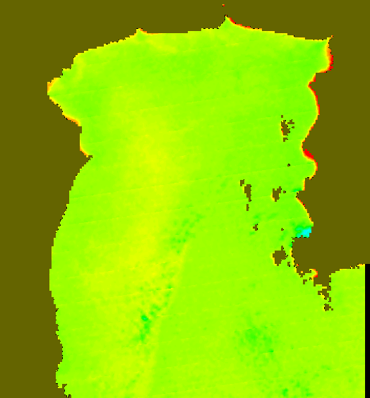 MODIS Aqua 2007/2/9 SST